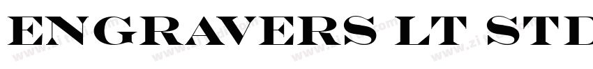 Engravers LT Std字体转换